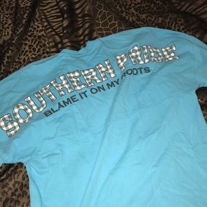 Turquoise Shirt Southern Pride BlameItOnMyRoots